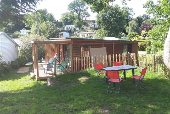 6 beds chalet camping Erquy Brittany
